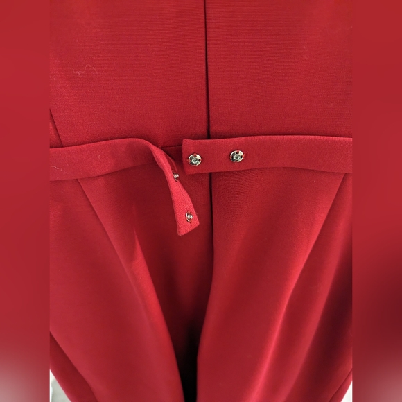Elie Tahari Rich Red Dress Size 2 - Picture 8 of 9